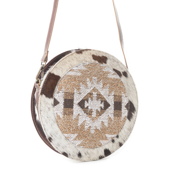 Boho Mustard Round Bag - MyraUSA