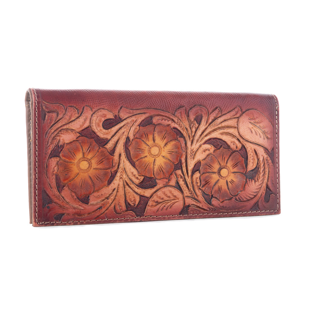 Zipper Crimson Wallet - Myra USA