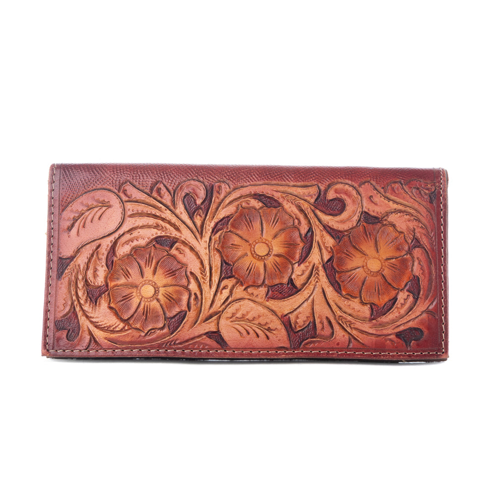 Zipper Crimson Wallet - Myra USA