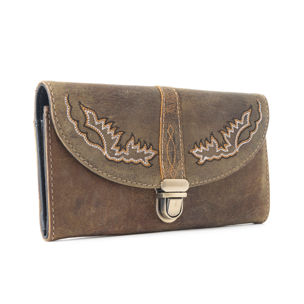 Charcoal Fiesta Wallet - MyraUSA