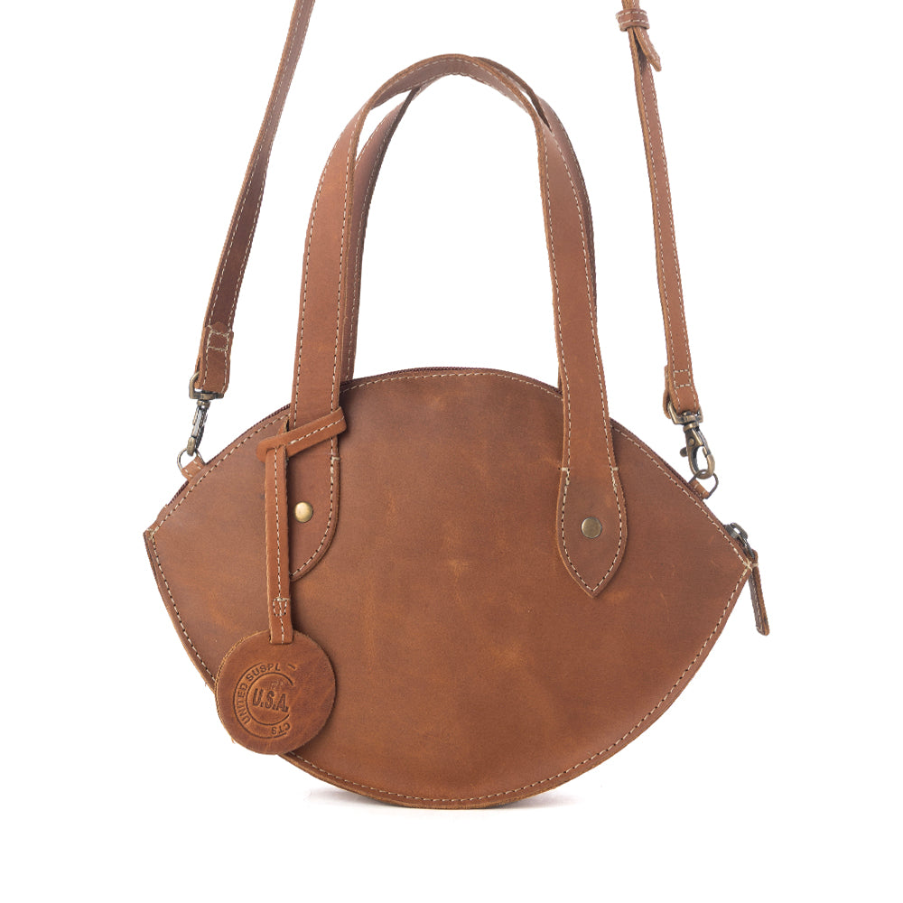 Brown Nest Leather & Hair On Bag - Myra USA