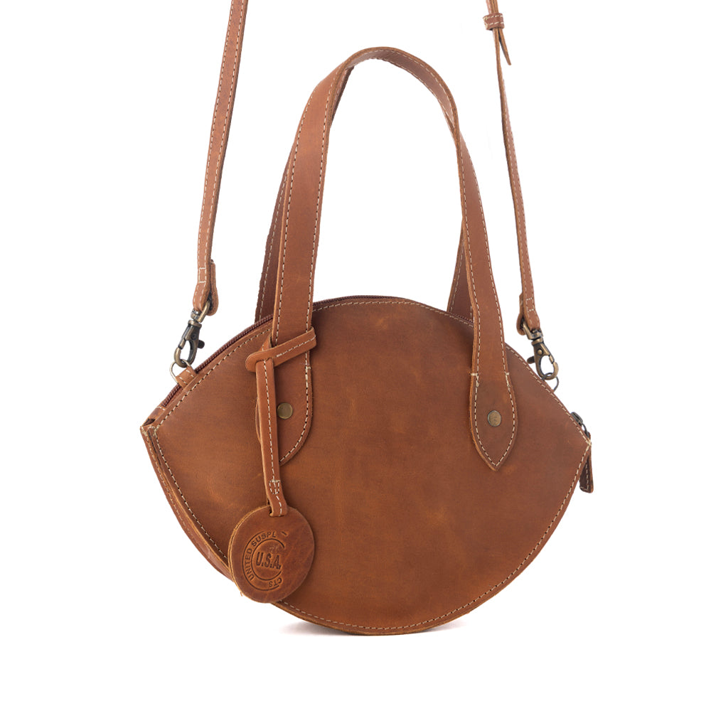 Brown Nest Leather & Hair On Bag - Myra USA