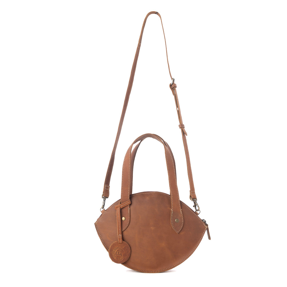 Brown Nest Leather & Hair On Bag - Myra USA