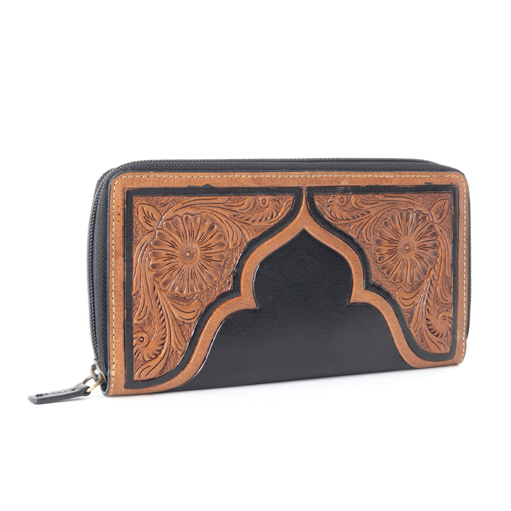 Crimson Square Wallet - MyraUSA