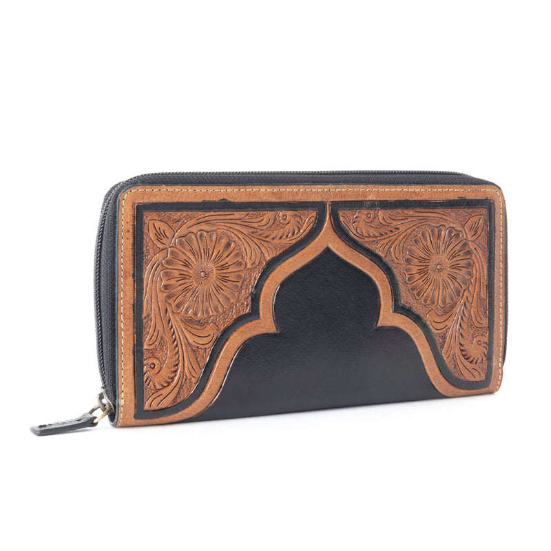 Crimson Square Wallet - MyraUSA