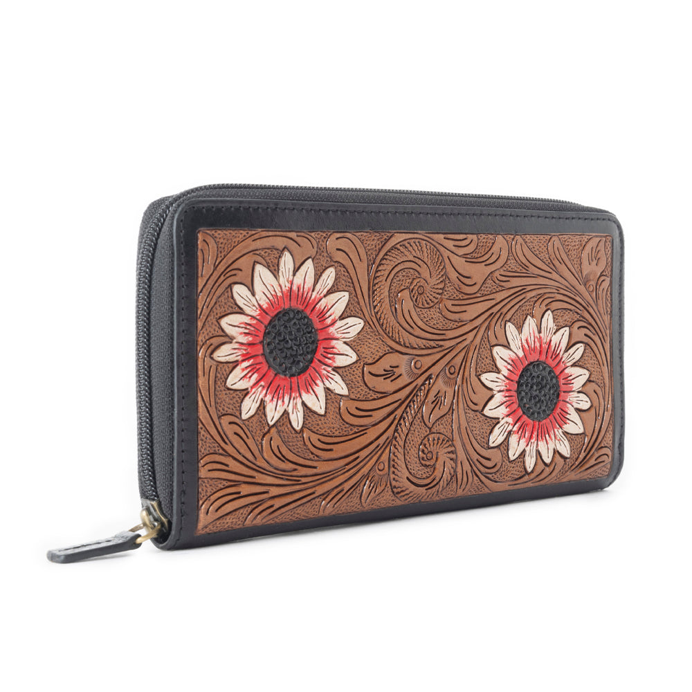 Orange Bloom Wallet - MyraUSA