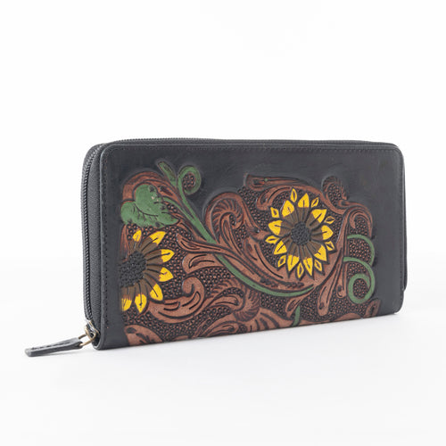 Brown Carva Wallet - MyraUSA