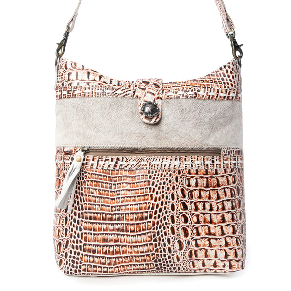 SMOKEY LEATHER & HAIRON BAG - Myra USA
