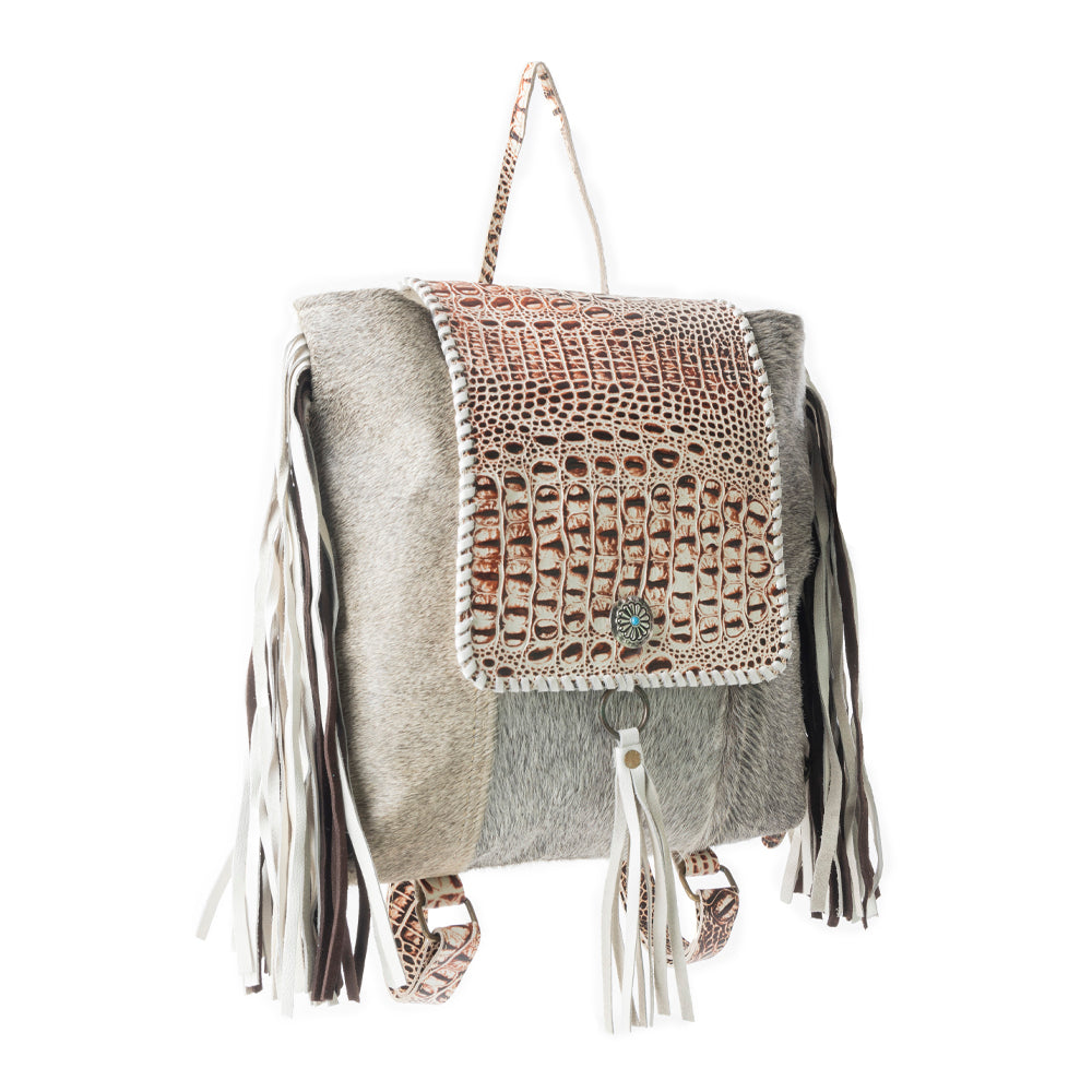 SMOKEY BACKPACK LEATHER & HAIRON BAG - MyraUSA