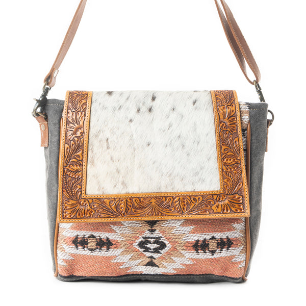 SANSA LOPEZ HANDTOOLED BAG