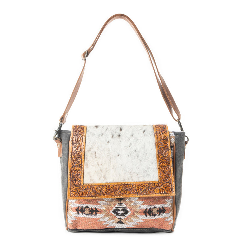 SANSA LOPEZ HANDTOOLED BAG