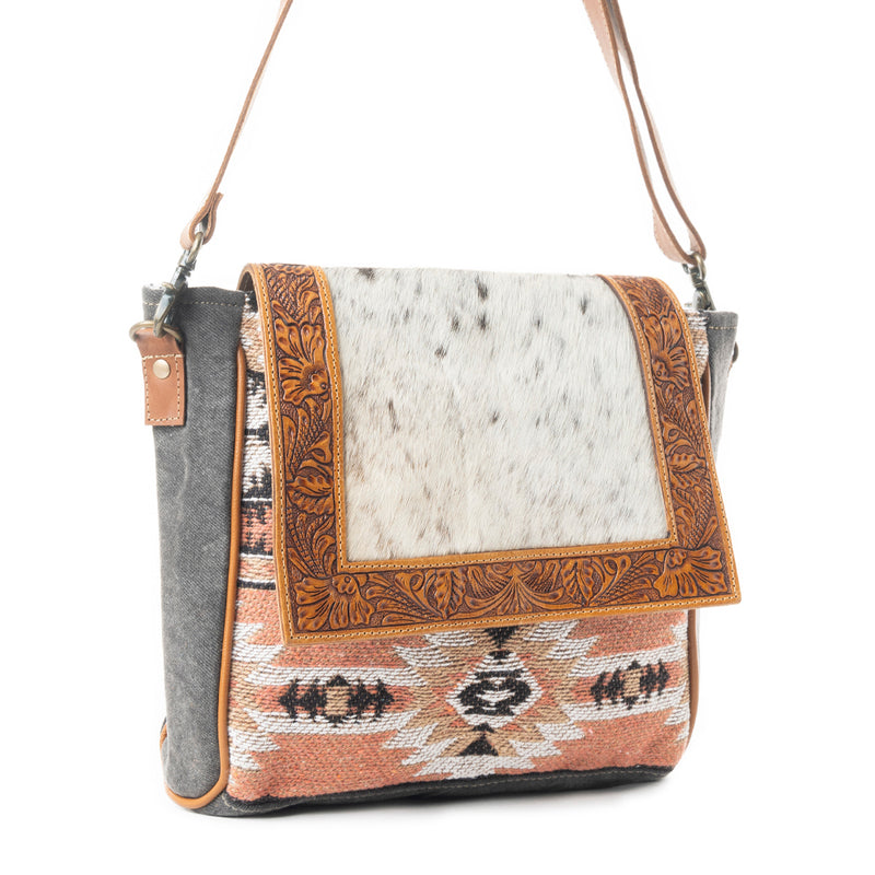 SANSA LOPEZ HANDTOOLED BAG