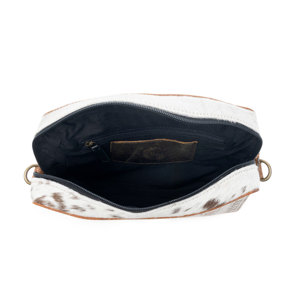 ORCHIDS HAND-TOOLED BAG - Myra USA