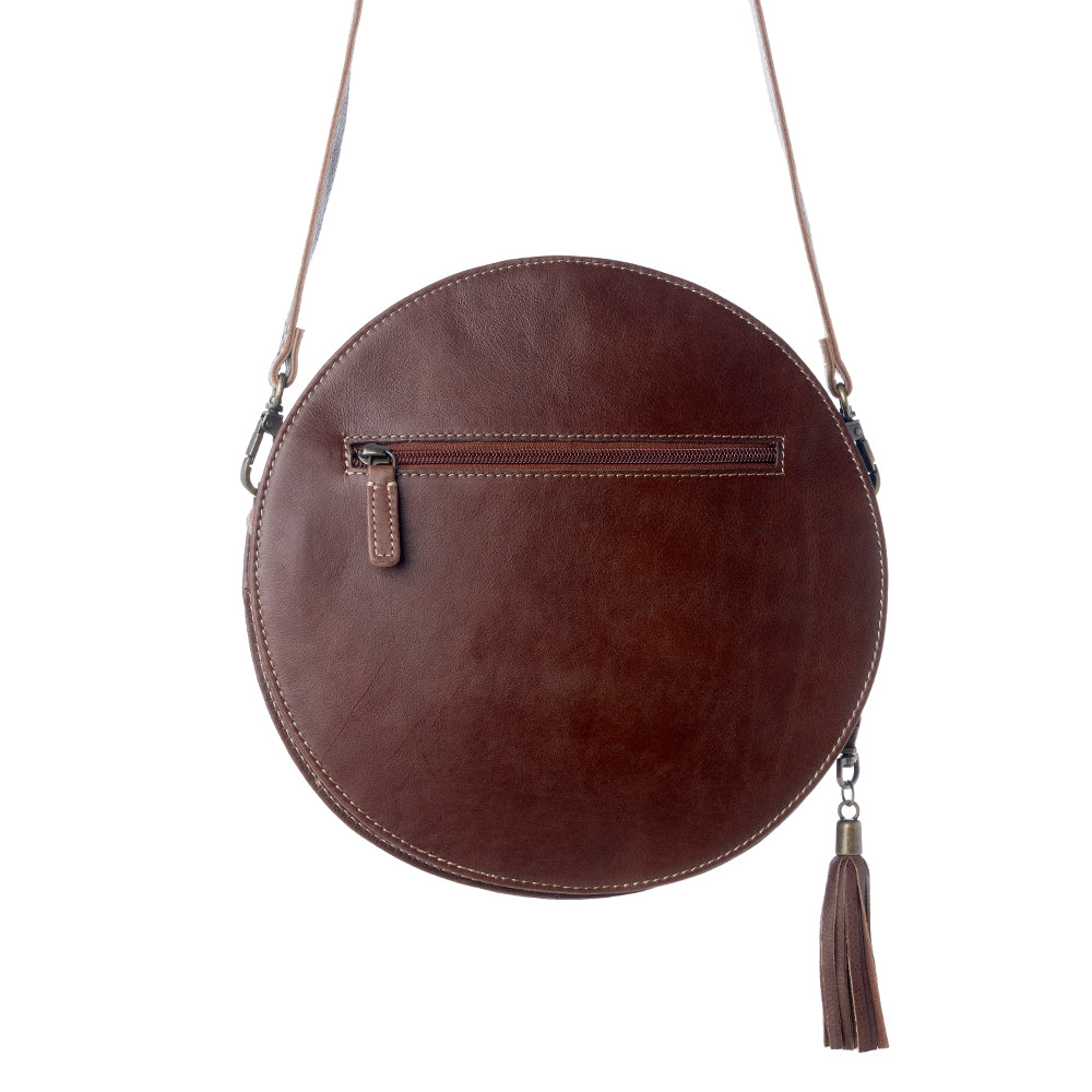 CRIMSON ORCHID ROUND BAG - Myra USA