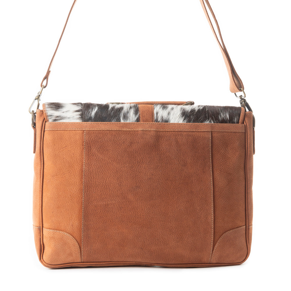 BARN LEATHER & HAIRON BAG - MyraUSA