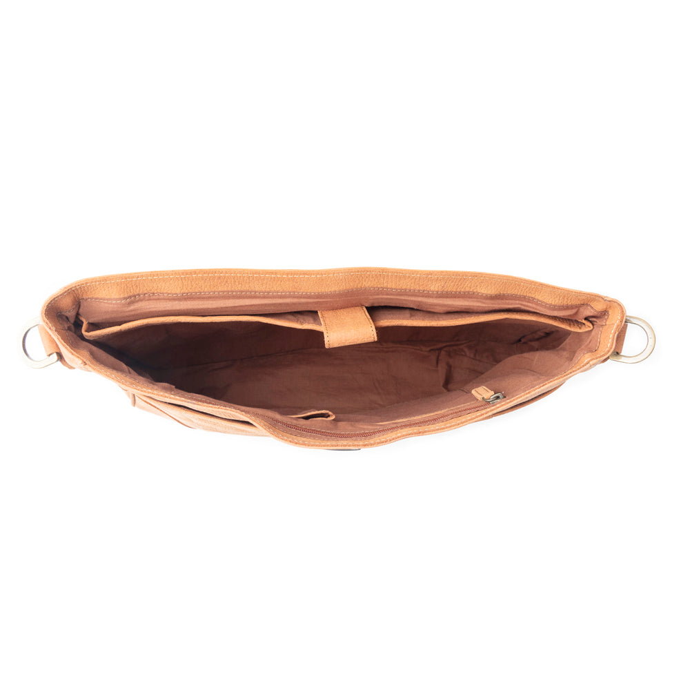 BARN LEATHER & HAIRON BAG - MyraUSA