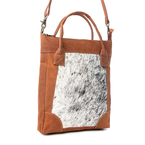 SPIN LEATHER & HAIRON BAG - Myra USA
