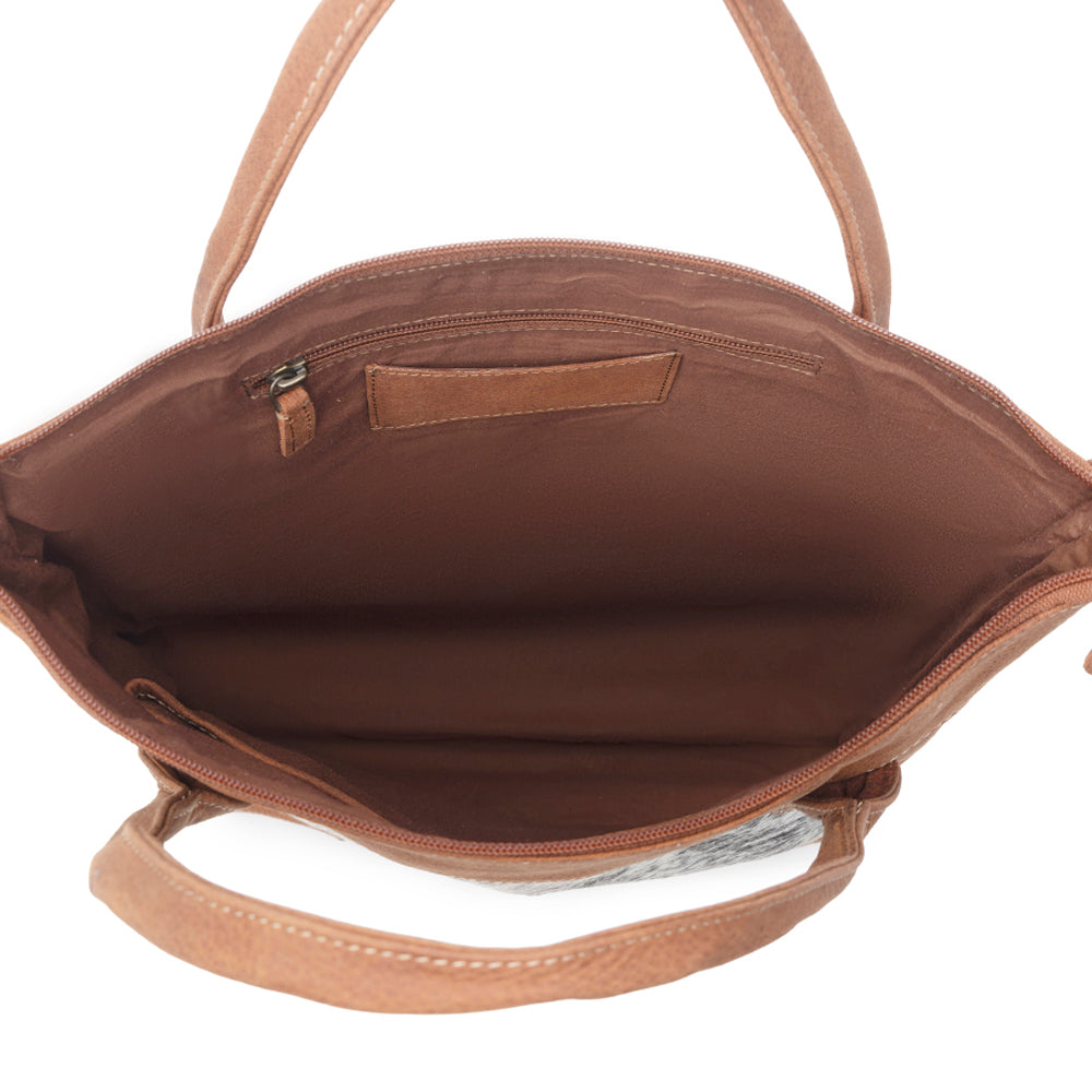 SPIN LEATHER & HAIRON BAG - Myra USA