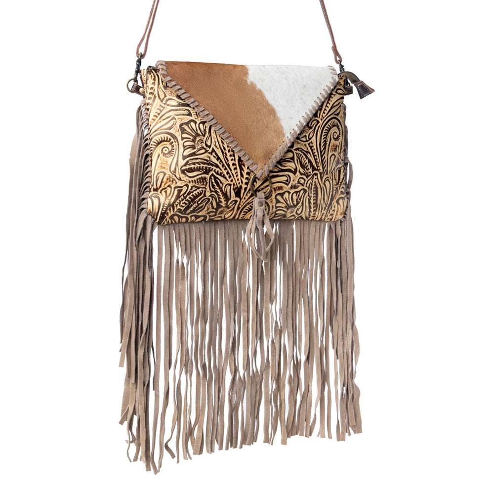 Harappa Leather & Hairon Bag - Myra USA