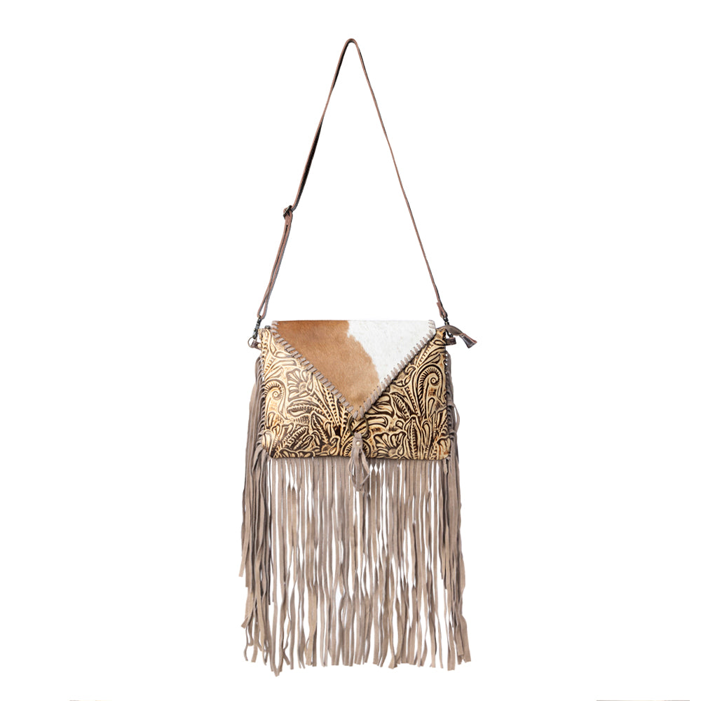 Harappa Leather & Hairon Bag - Myra USA