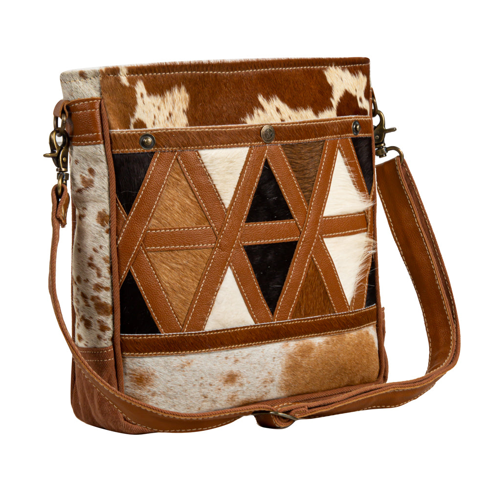 Dakota Plains Hair-On Hide Petite Canvas Hairon Bag - Myra USA