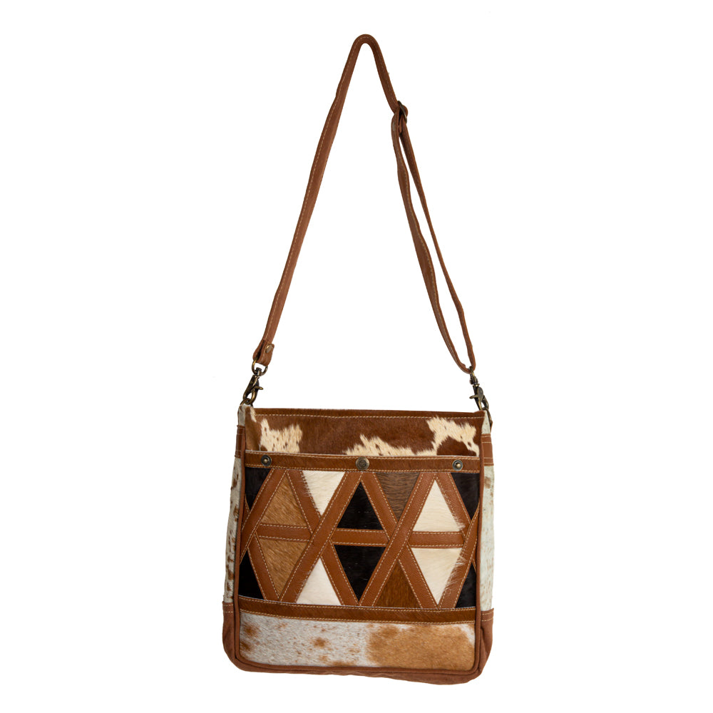 Dakota Plains Hair-On Hide Petite Canvas Hairon Bag - Myra USA