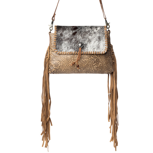 Lugia Leather & Hairon Bag - Myra USA