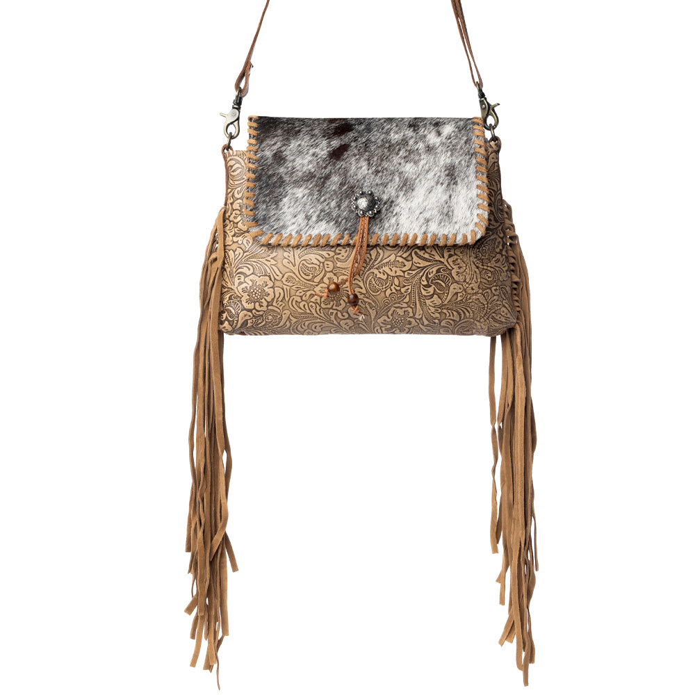Lugia Leather & Hairon Bag - Myra USA