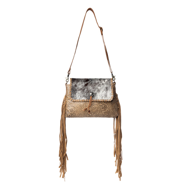 Lugia Leather & Hairon Bag - Myra USA