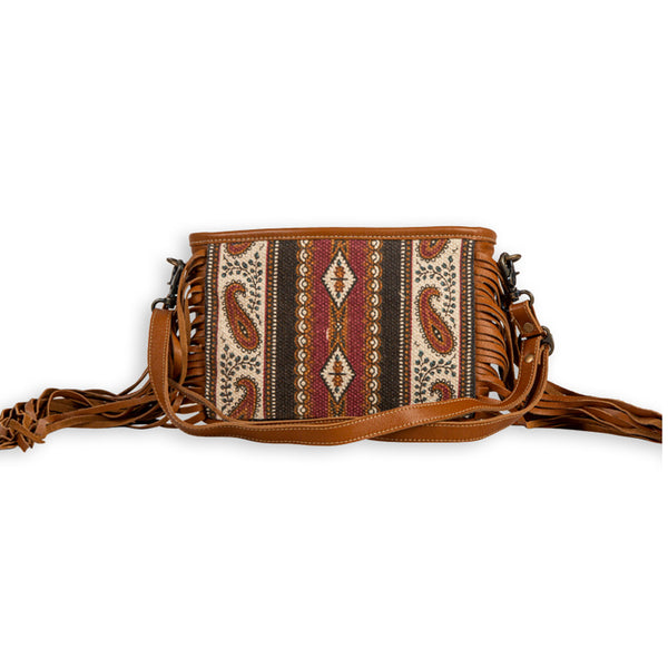 Mojave Paisley Fringed Small & Crossbody Bag