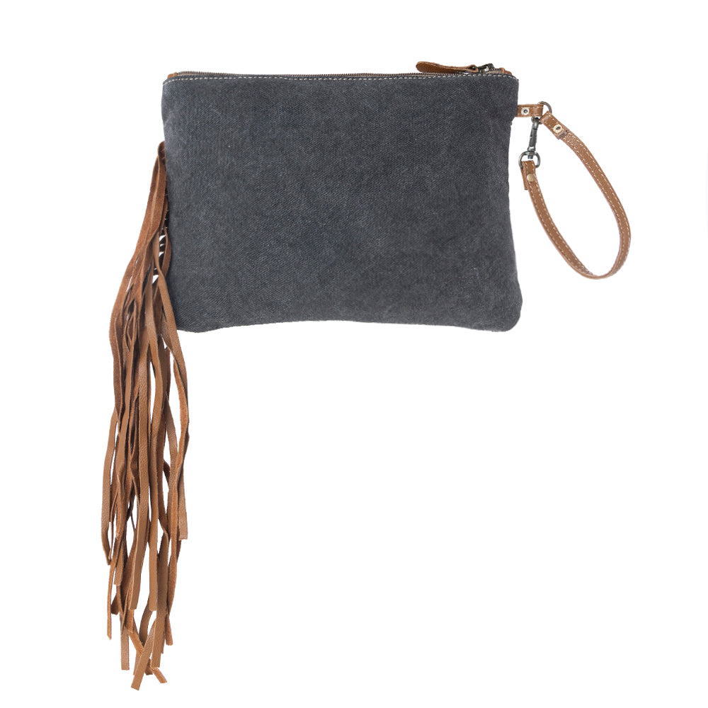 Mojave Paisley Fringed Hand-Tooled Bag - Myra USA
