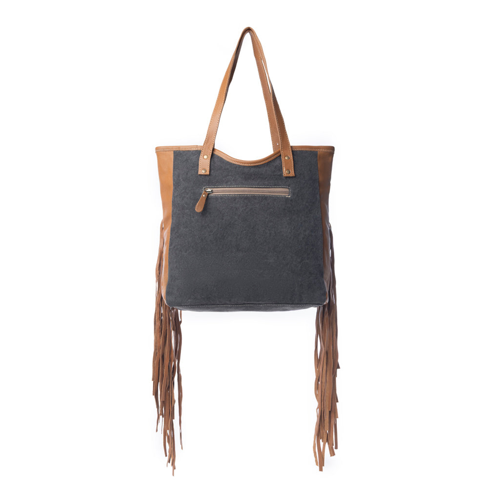 Mojave Paisley Fringed Tote Bag - Myra USA