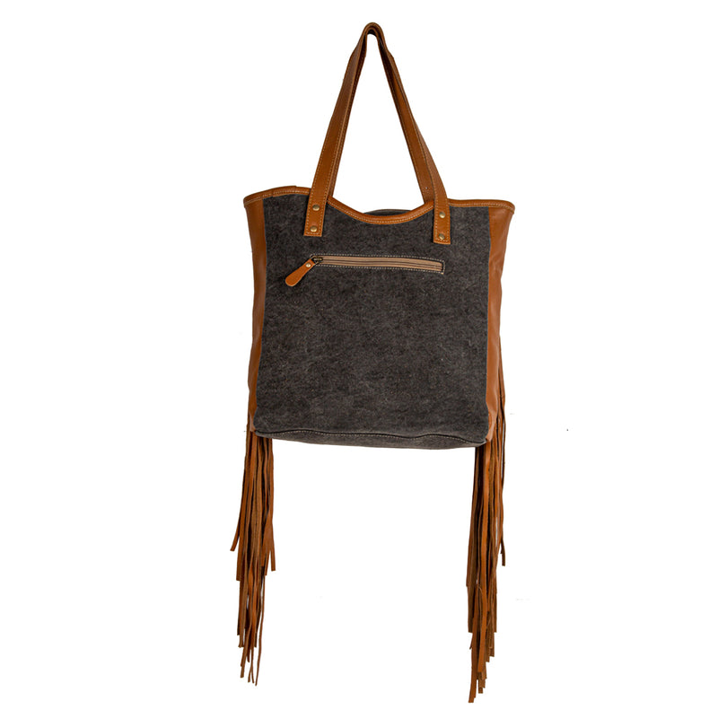 Mojave Paisley Fringed Tote Bag