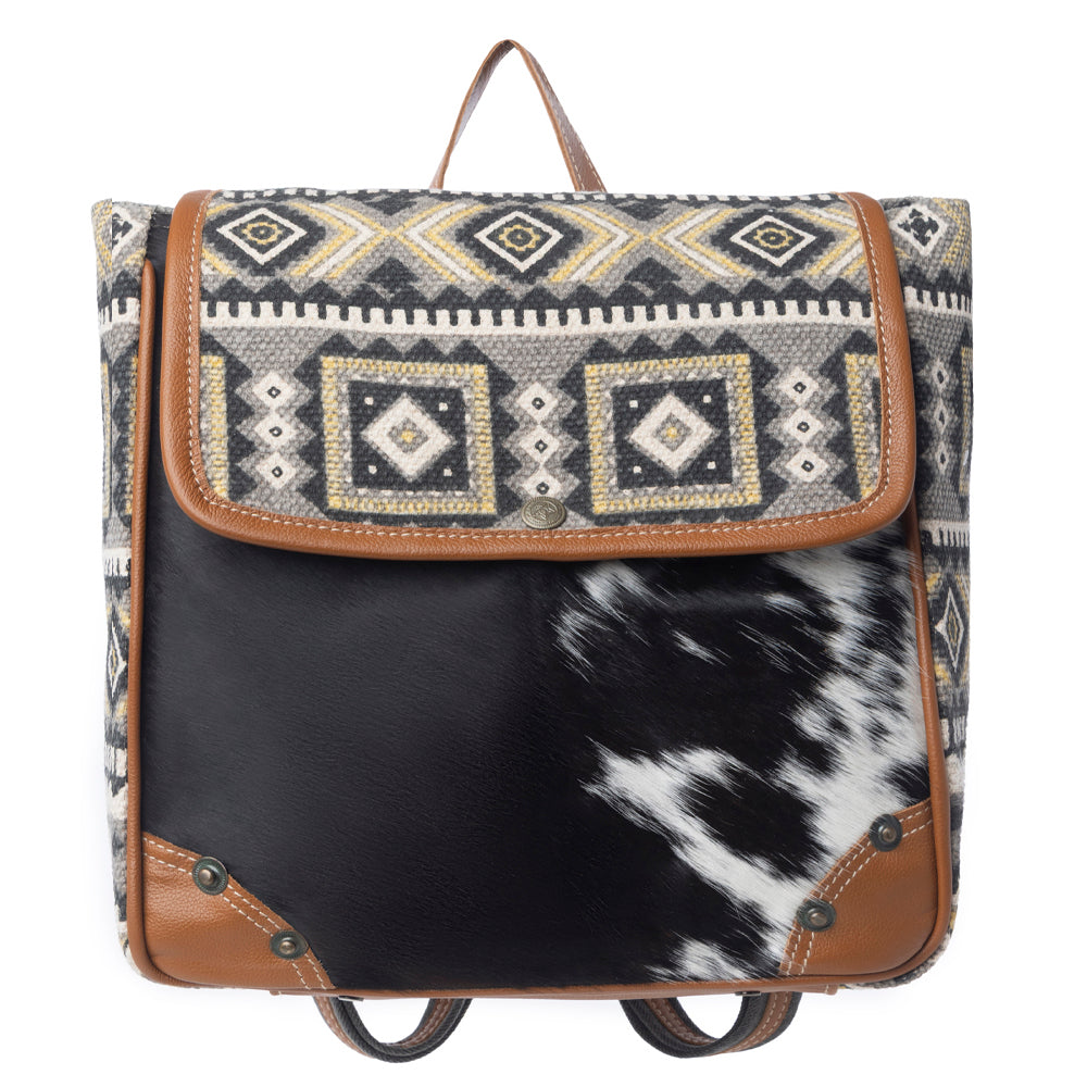 Bison Ridge Backpack Bag With Hair-On Hide - Myra USA