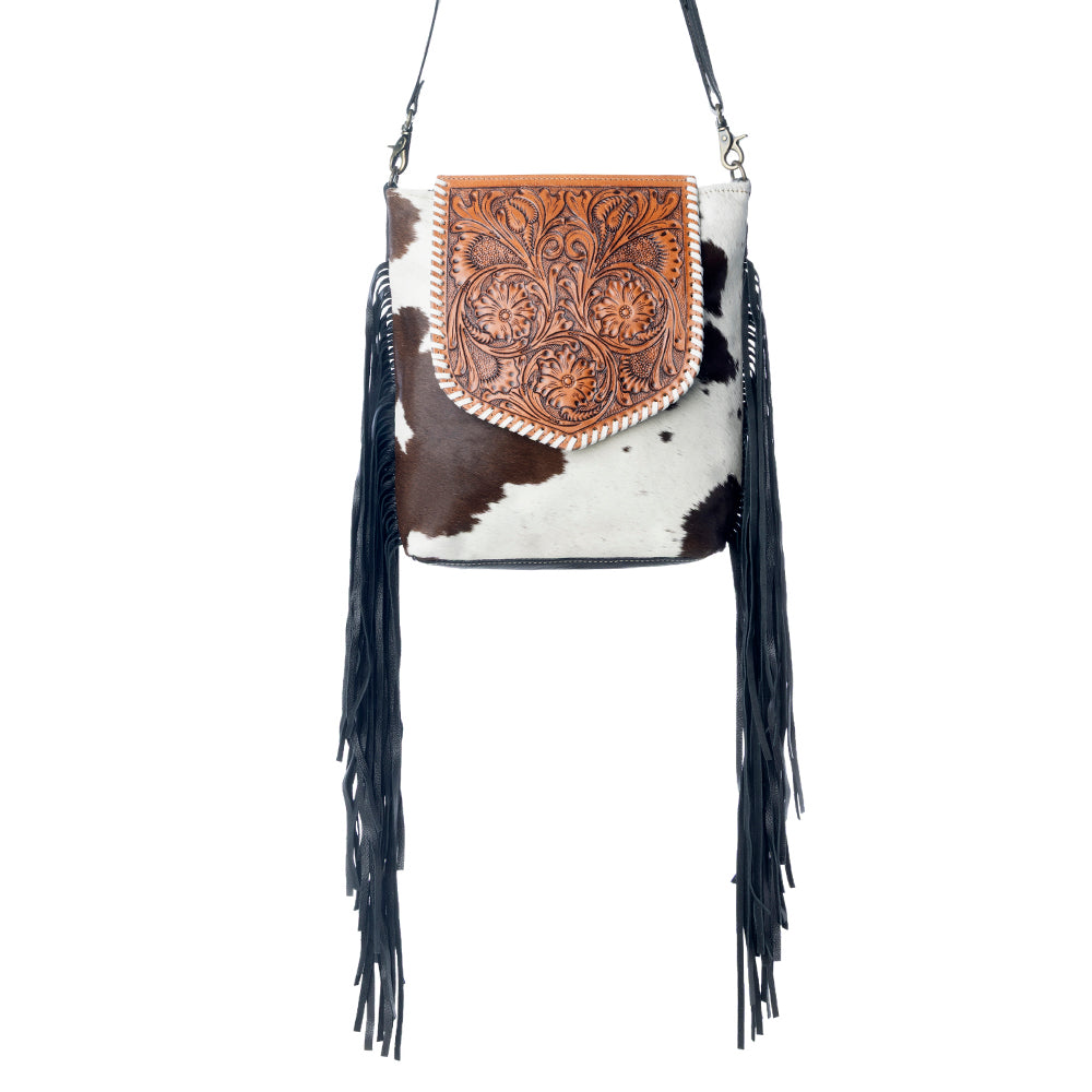 Ritzy Rift Hand-Tooled Bag - Myra USA