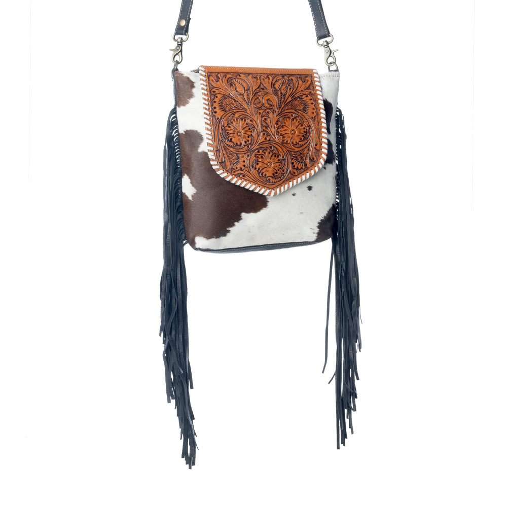 Ritzy Rift Hand-Tooled Bag - Myra USA