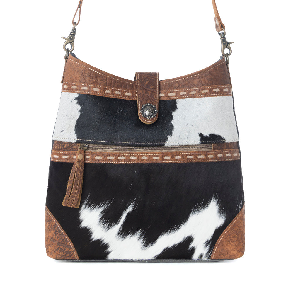 Roltod Canvas And Hairon Bag - Myra USA