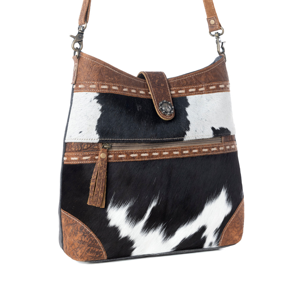 Roltod Canvas And Hairon Bag - Myra USA