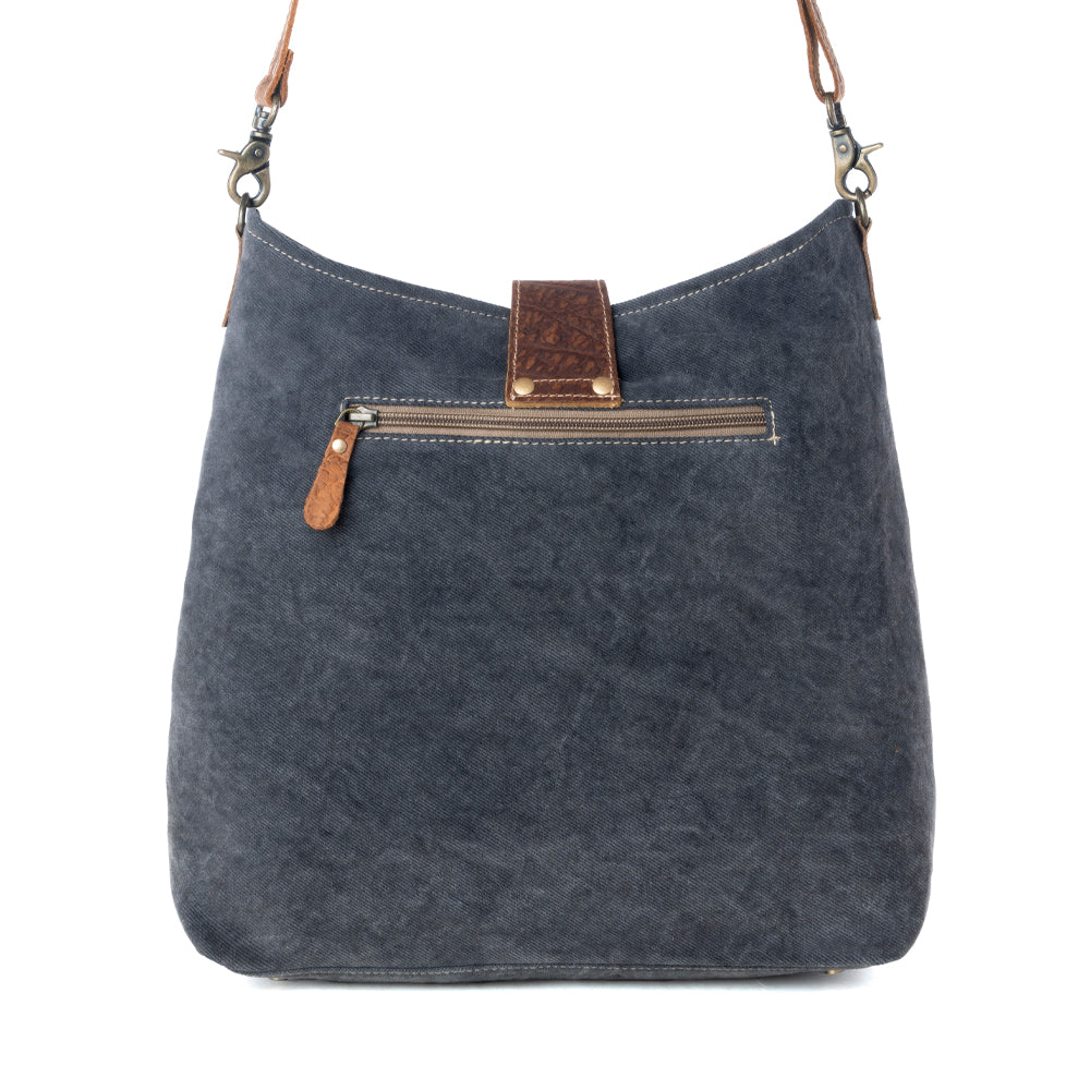 Roltod Canvas And Hairon Bag - Myra USA