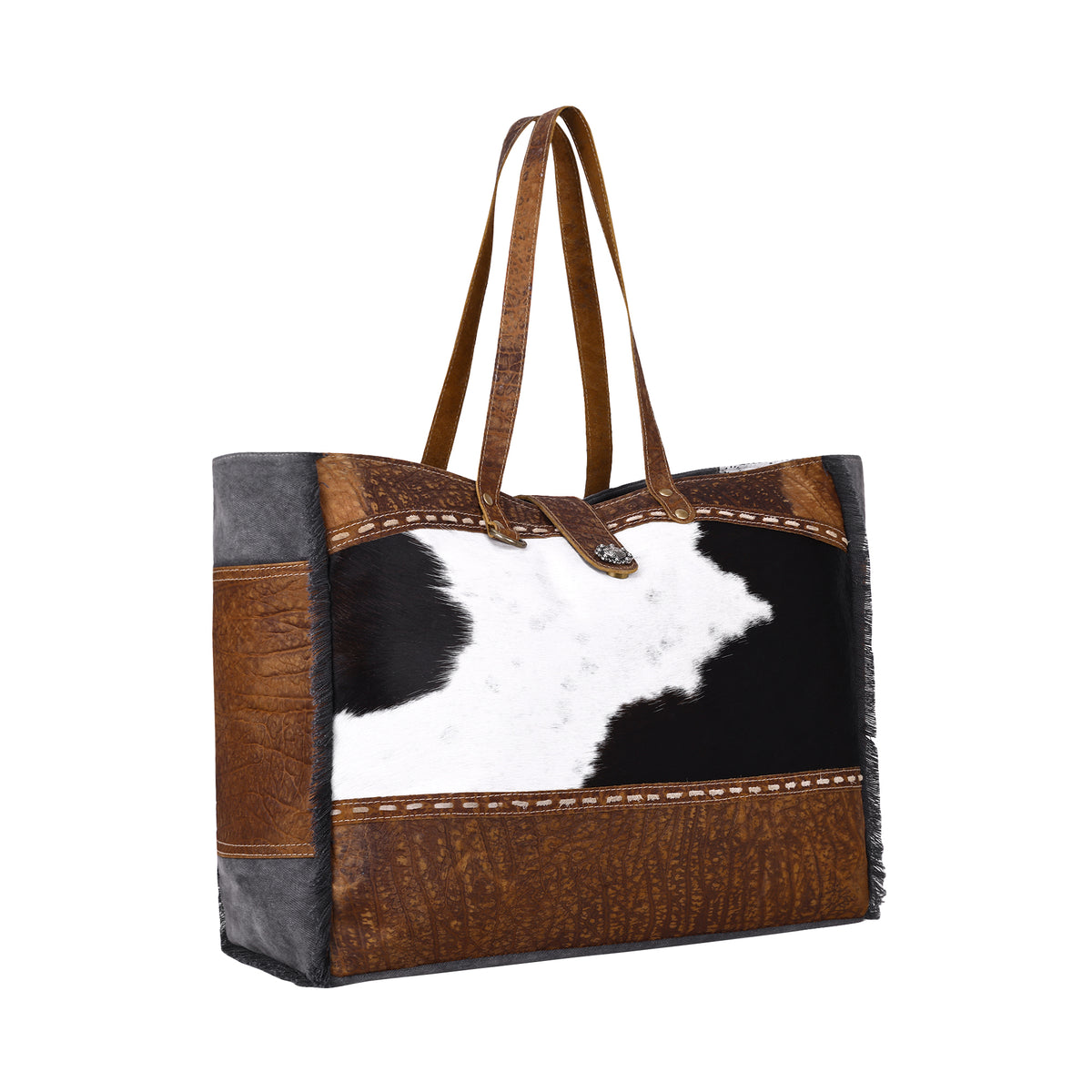 Asher Canvas And Hairon Bag