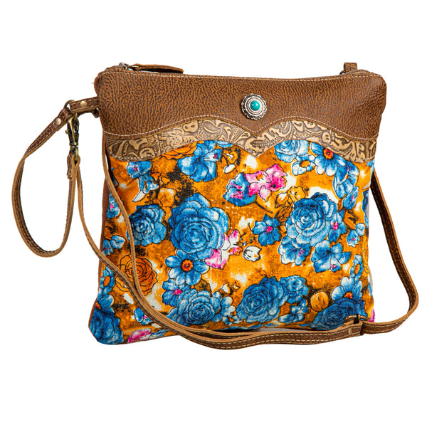 Blue Ridge Blooms Small And Crossbody Bag