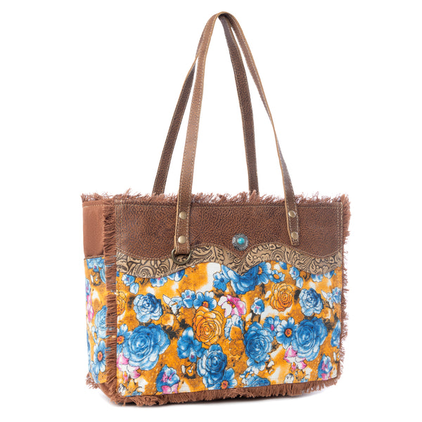 Blue Ridge Blooms Crossbody Bag - Myra USA