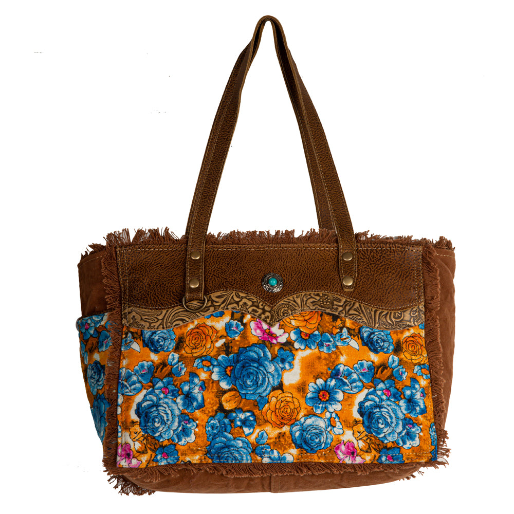 Blue Ridge Blooms Crossbody Bag - Myra USA