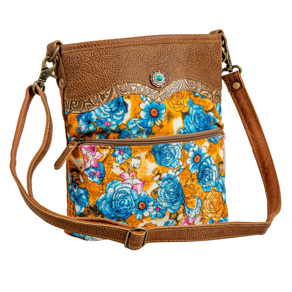 Blue Ridge Blooms Small & Crossbody Bag - Myra USA