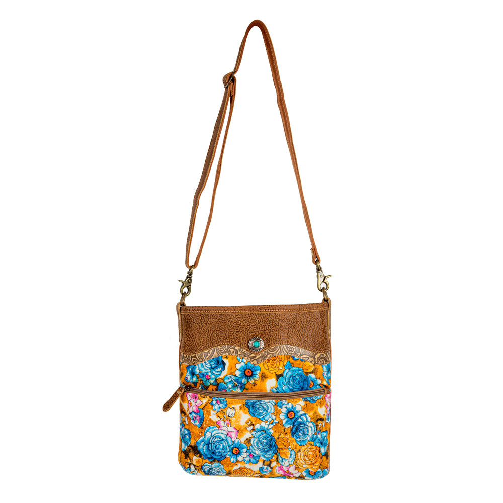 Blue Ridge Blooms Small & Crossbody Bag - Myra USA