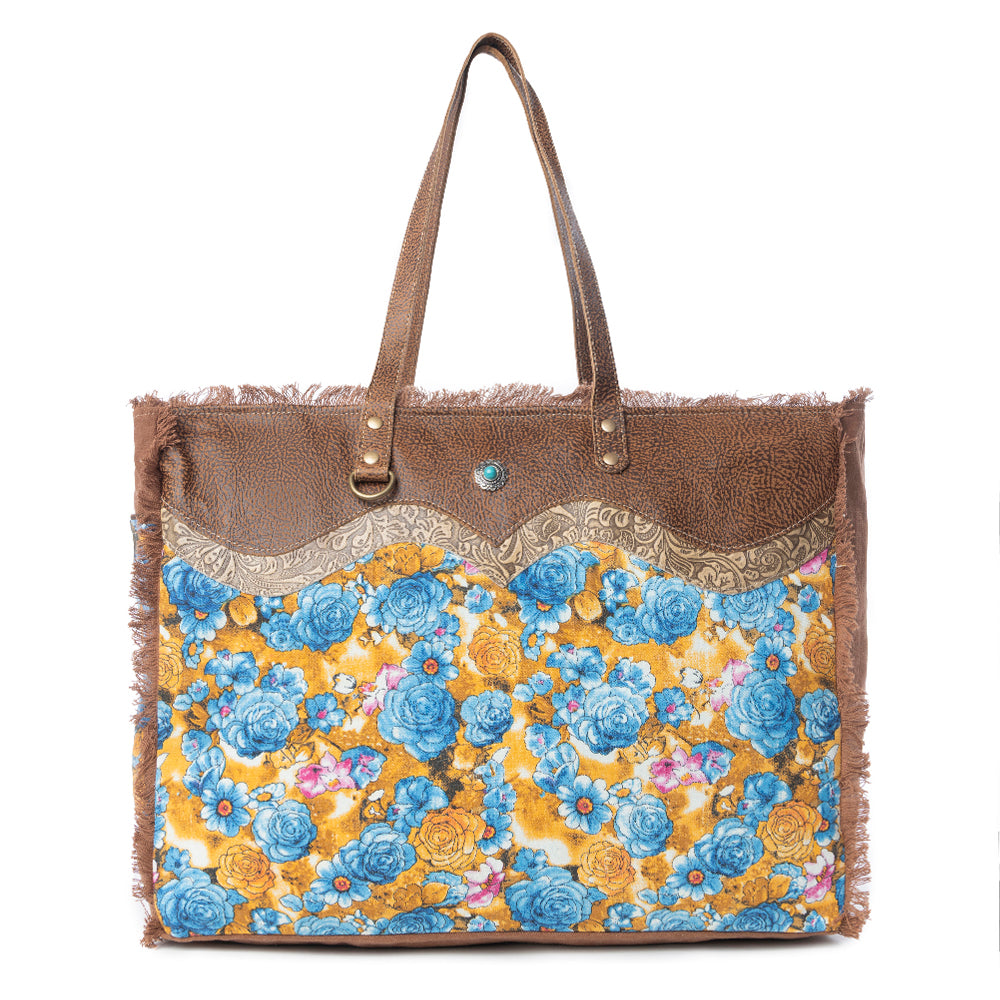 Blue Ridge Blooms Weekender Bag - Myra USA