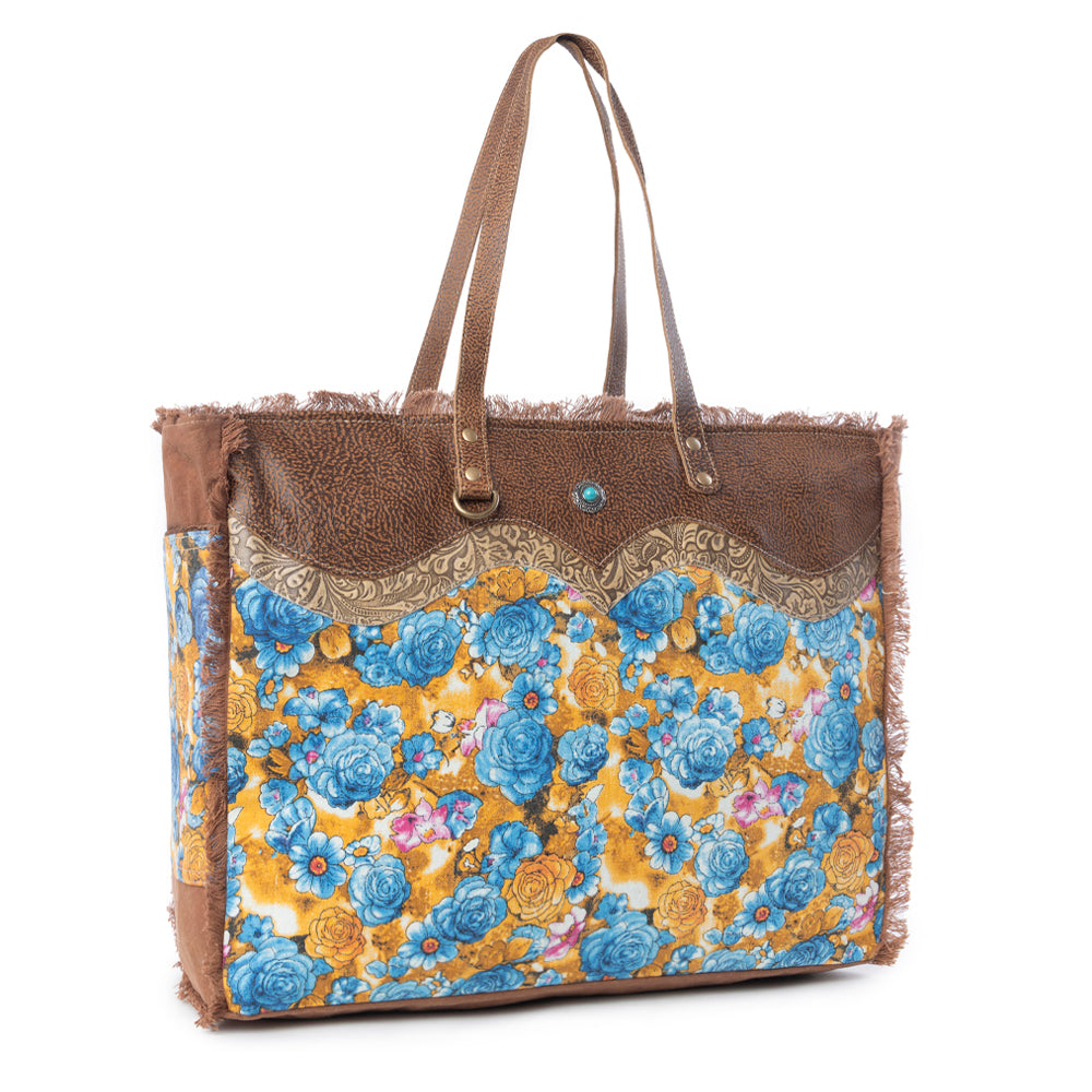 Blue Ridge Blooms Weekender Bag - Myra USA