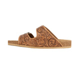 Footo Western Hand-Tooled Sandals