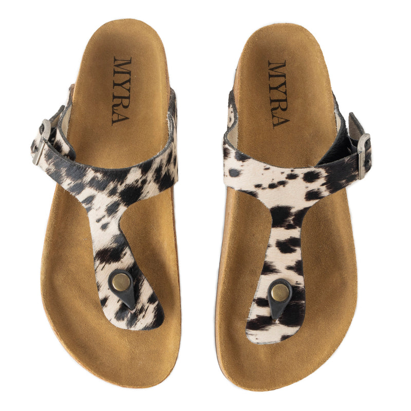 Chino Western Hand-Tooled Sandals - MyraUSA