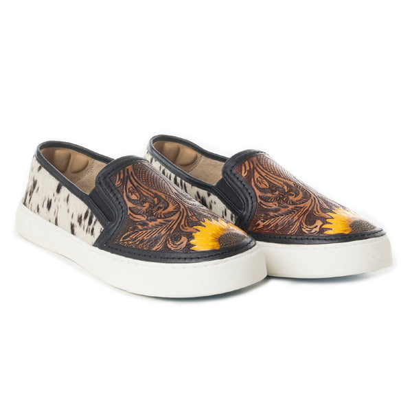 Nehard Western Hand-Tooled Sneakers - MyraUSA